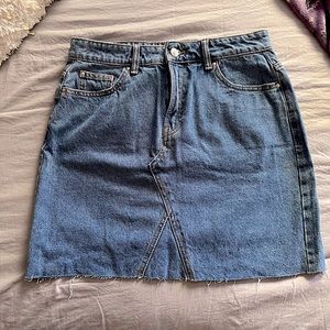 Classic denim skirt